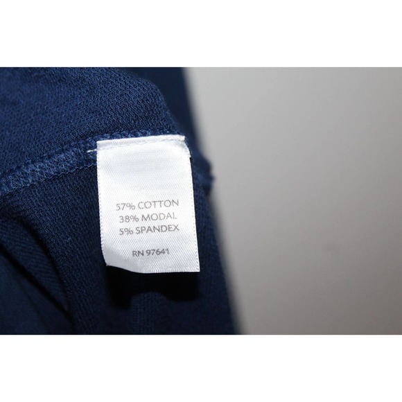 J. Jill Soft Full Zip Hooded Sweatshirt Navy Blue Women's Plus Size 2X H14386 - Picture 7 of 13